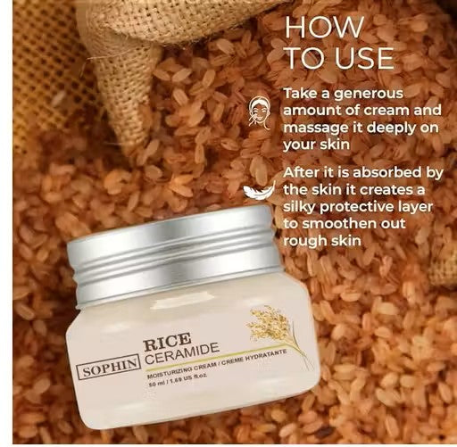 Rice Skin Whitening Cream & Facewash