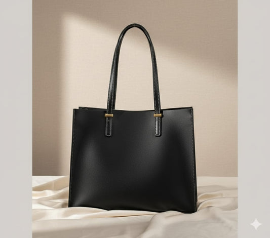 Black Tote Office Bag