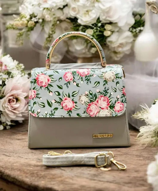 Elegant Floral Side Purse