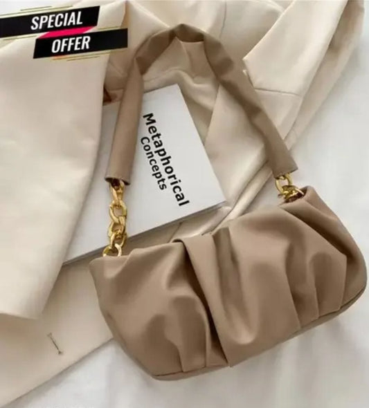 Stylish Off-White Small Side Bag
