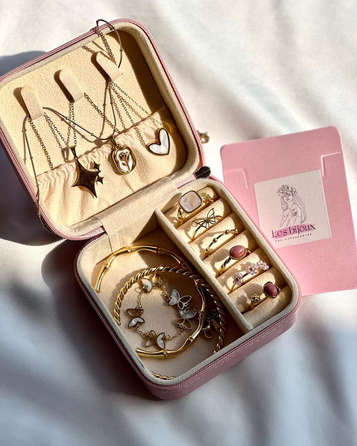 Luxury Portable Jewelry Storage Box