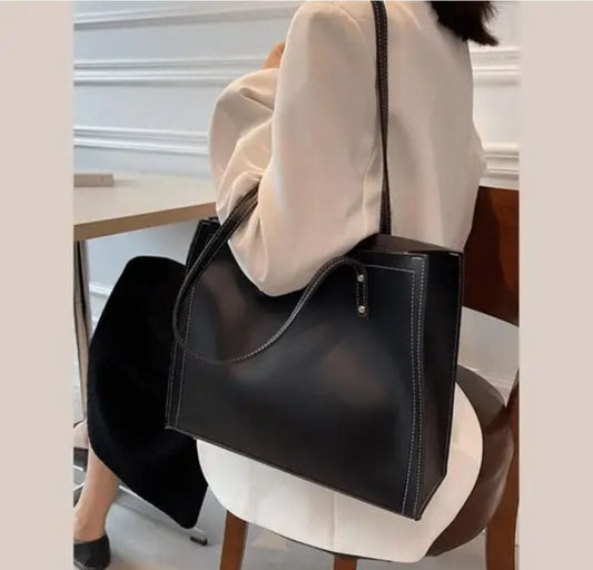 Black Tote Office Bag