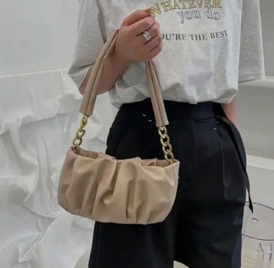 Stylish Off-White Small Side Bag