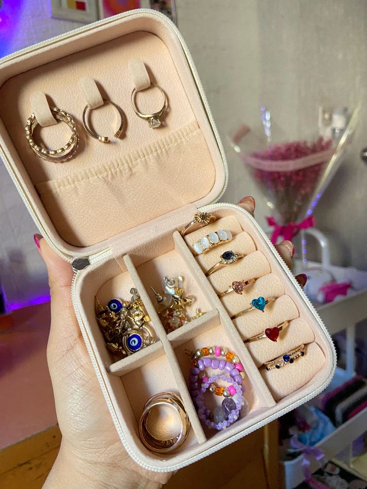 Luxury Portable Jewelry Storage Box