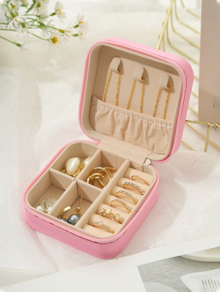 Luxury Portable Jewelry Storage Box