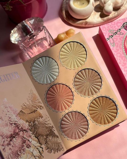 Eye Shadow & Highlighter Makeup Book Palette