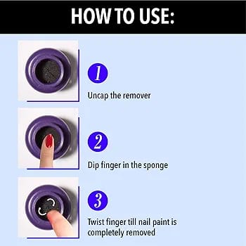 Dip & Twist Nail Polish Remover.