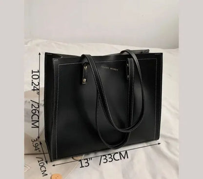 Black Tote Office Bag