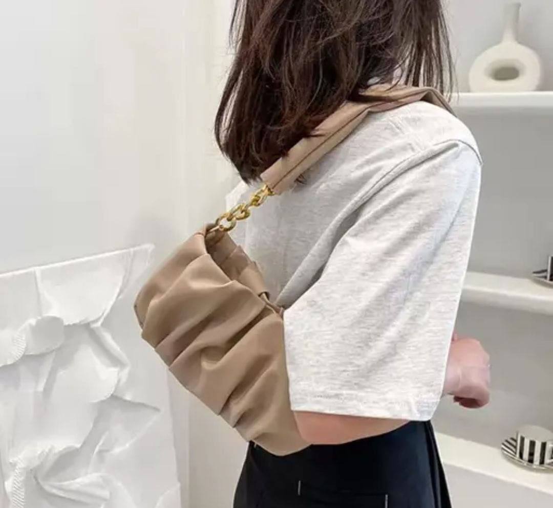 Stylish Off-White Small Side Bag